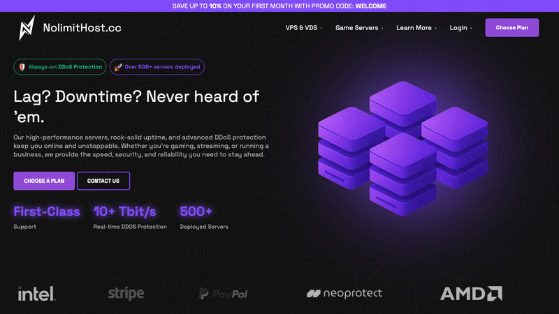 Сккриншот хостера