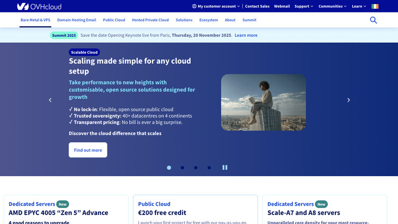 Сккриншот хостера