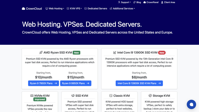 Сккриншот хостера