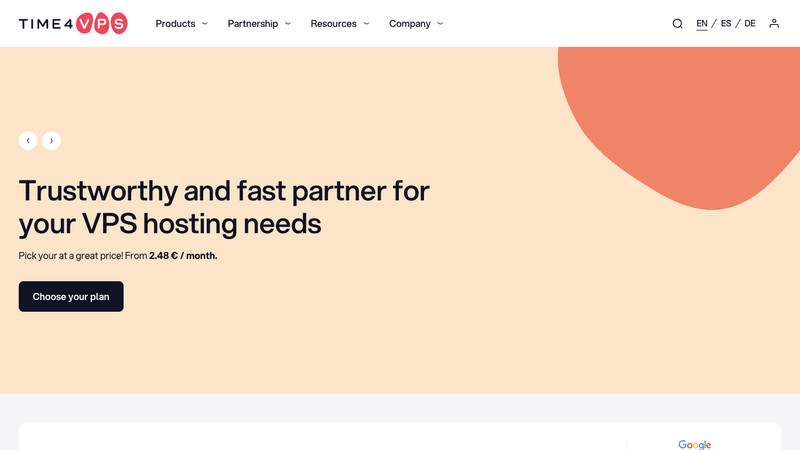 Сккриншот хостера