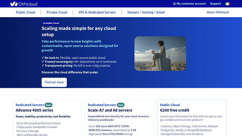 Сккриншот хостера