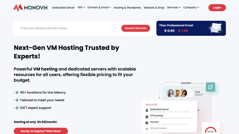 Сккриншот хостера