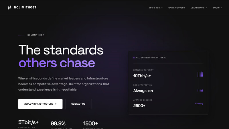 Сккриншот хостера